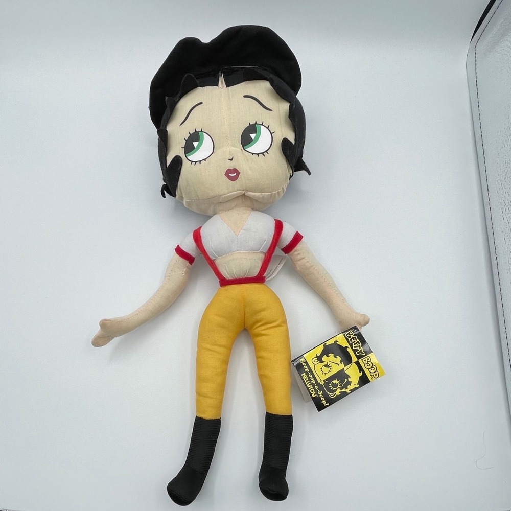 Kellytoy Betty Boop Jockey Plush Doll 16.5in Vintage Collectible NWT 6384JK-30